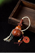 精品雷擊棗木錢幣養劍葫蘆包掛腰纏萬貫葫蘆劍