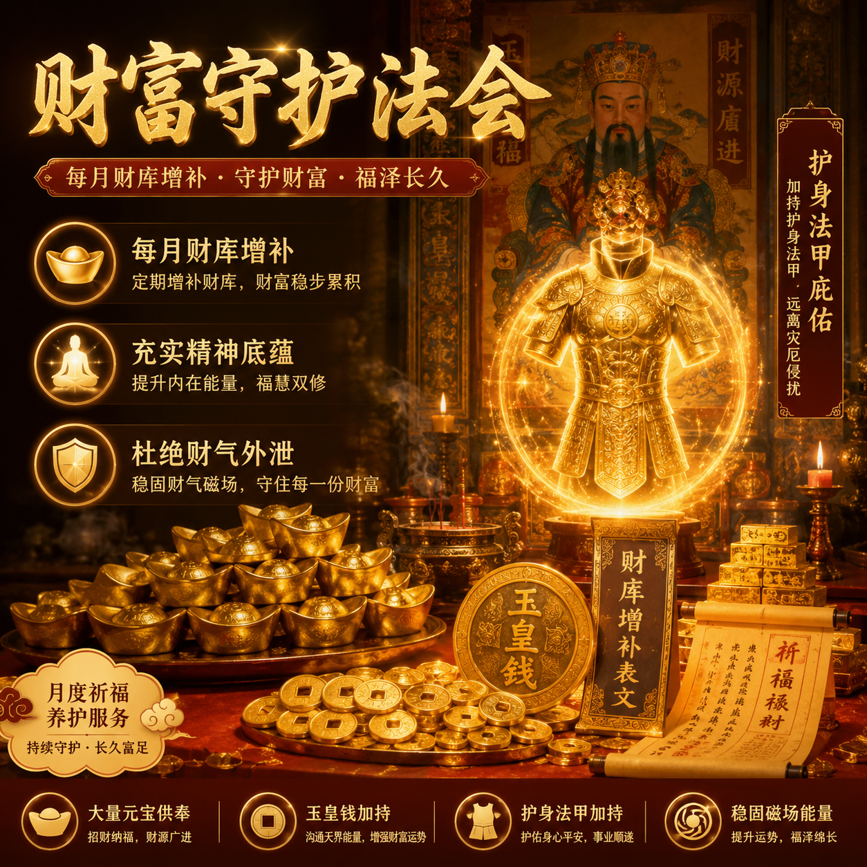 天赦日消災開智補財法會