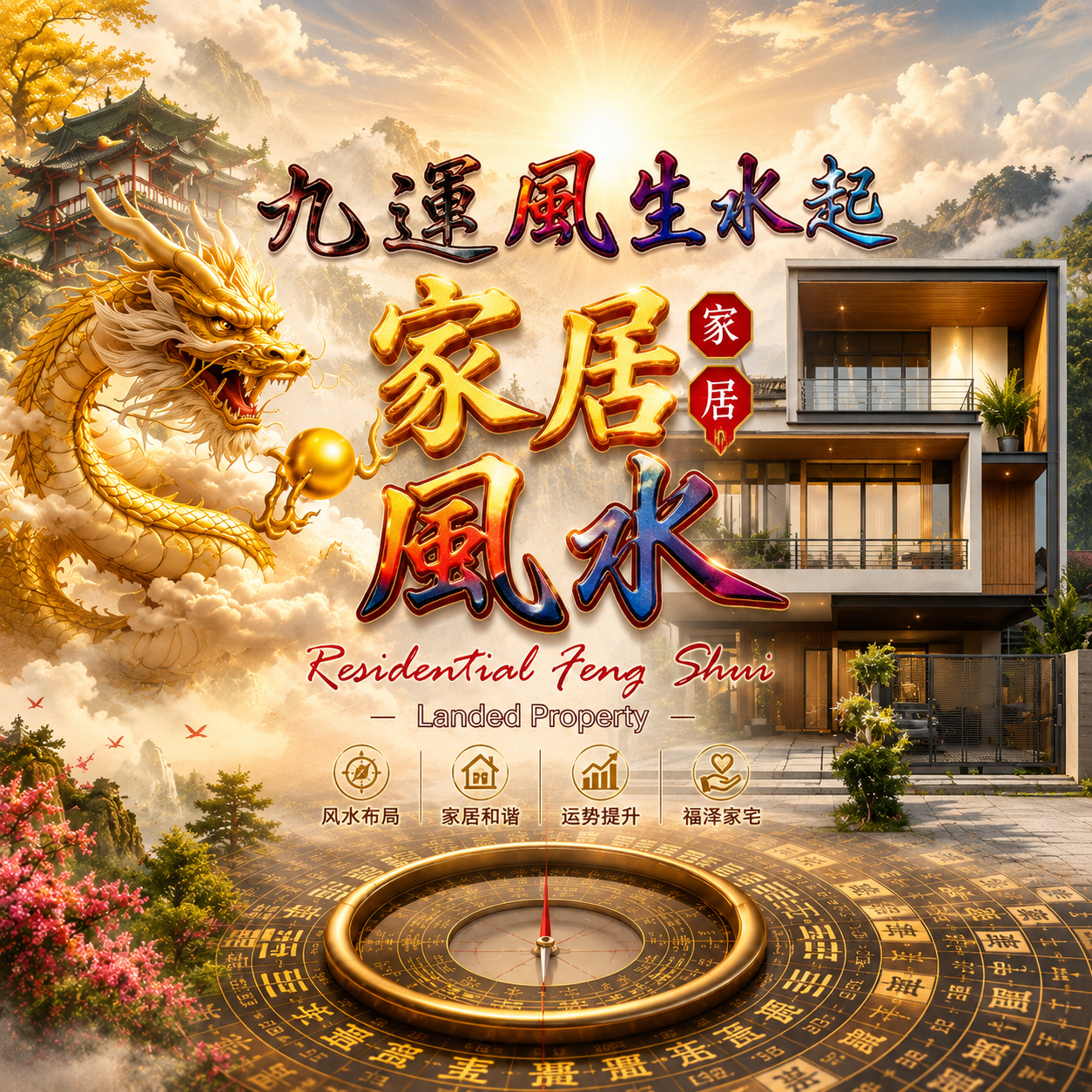 家居九運風生水起： Period Nine Residential Feng Shui